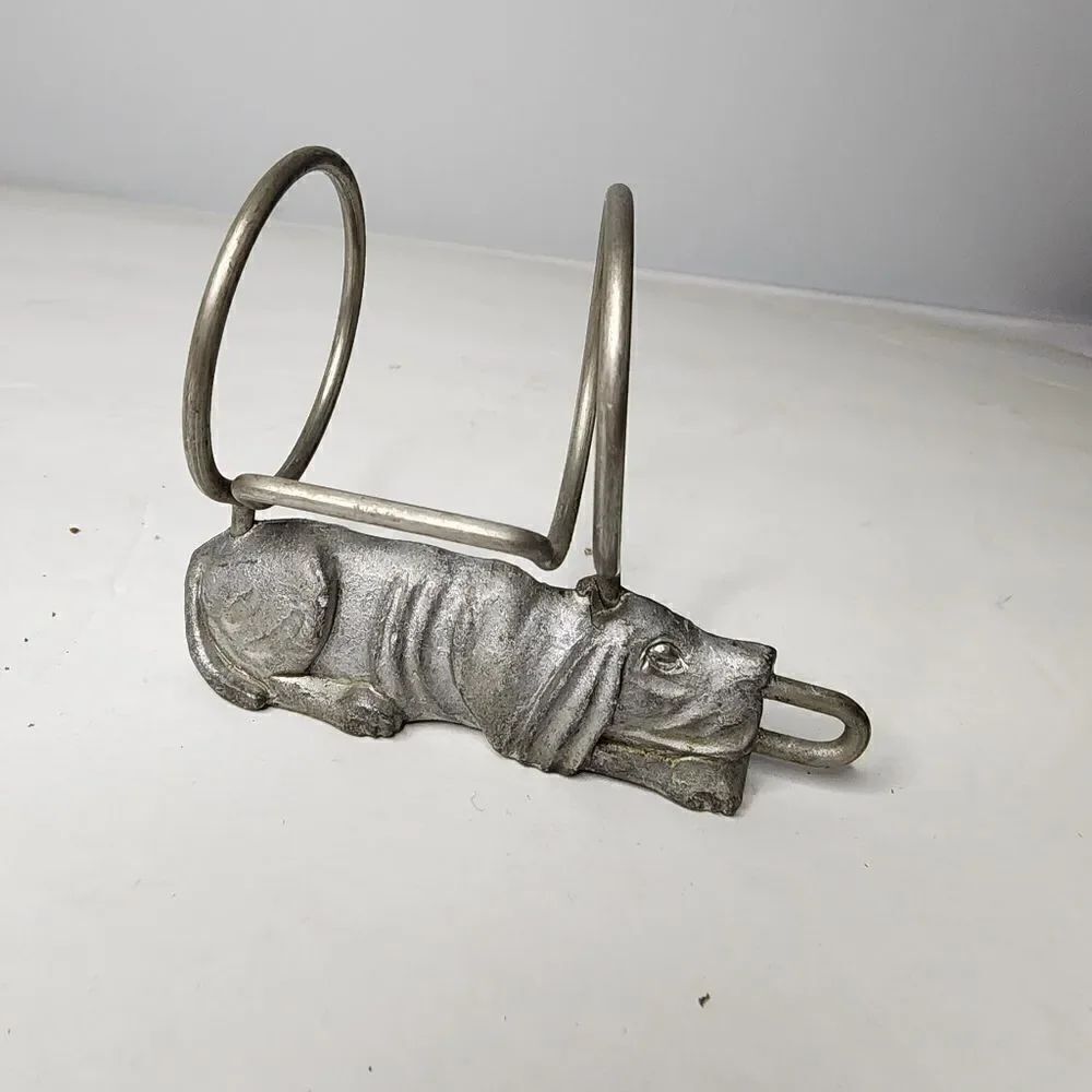 Vintage Shiloh Fishing Trolling Weight  Lead Leader Dog Shape